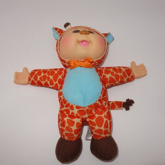 Cabbage Patch Kids Baby Doll in Giraffe Plush Costume 10" Tall 2016 - Picture 1 of 5